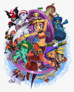 Embark On A Brand New Adventure With Shantae, The Hair-whipping - Shantae And The Pirate S Curse 3ds #1566658