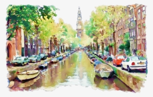 Click And Drag To Re-position The Image, If Desired - Amsterdam Black And White Canvas #1566777