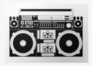 Retro Old School Boombox #1567229