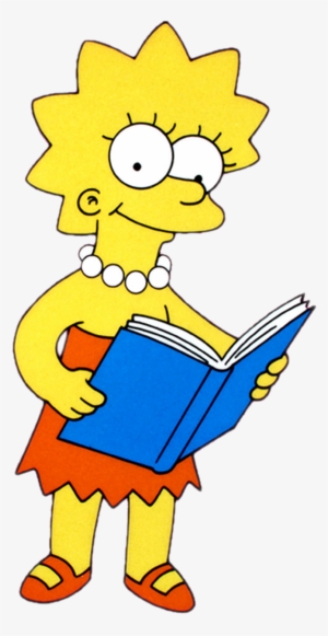 File History - Lisa Simpson Reading A Book #1567945