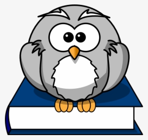 Owl On A Book Clipart #1568392