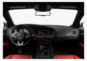 Interior Overview - Midnight Black Dodge Charger 2017 #1568674