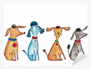 Watercolors On Paper Sticker • Pixers® • We Live To #1569372