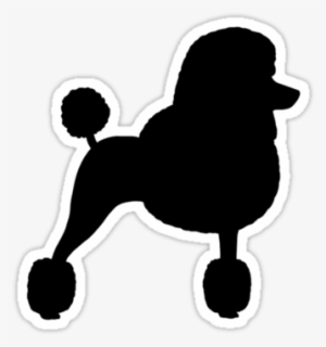 Poodle Clipart Fancy - Standard Poodle Pillow Case #1569570