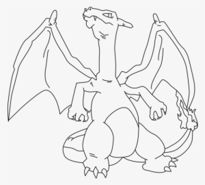 Charizard Lineart By Danilo - Drawing - Free Transparent PNG Download ...