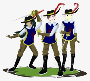 The Three Musketeers By Sacredlugia On Deviantart - Three Musketeers Clipart #1570057