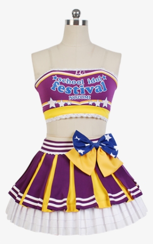 Nozomi Tojo Cheerleaders Uniform Cosplay Costume - Love Live! Cheerleaders Nozomi Tojo Cosplay Costume #1570191