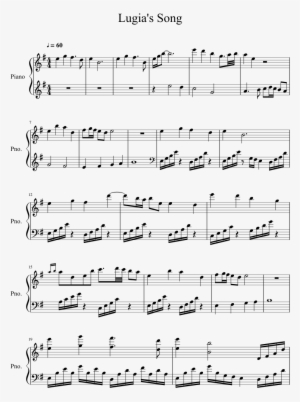 Lugia's Song Sheet Music 1 Of 2 Pages - Thefatrat Oblivion Sheet Music #1570492