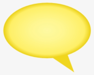 Transparent Bubble Png Gradient Comment Bubble Yellow - Circle #1570656