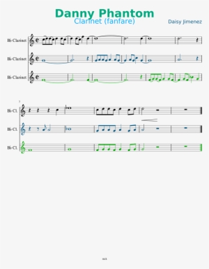 Danny Phantom Sheet Music Composed By Daisy Jimenez - Music #1570865
