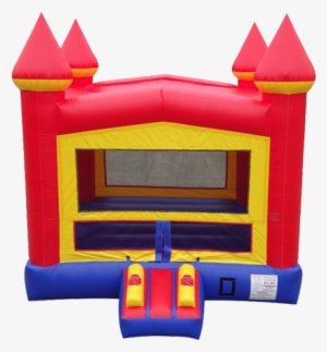 Pogo Bounce Pogo Castle Bounce House Large Red Moonwalk #1571369