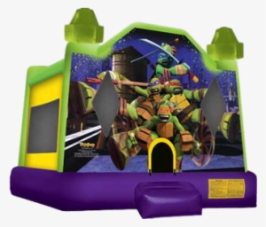 5 N 1 Large Bounce House - Ninja Turtles Bouncy Castle #1571612
