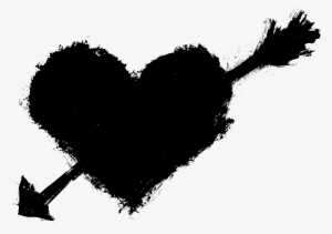 Grunge Heart Png Download - Portable Network Graphics #1571999