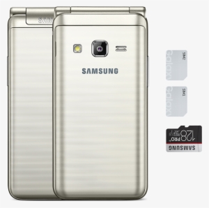The Smartphone Comes With Microsd Slot The Galaxy Folder #1572703