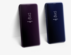S-view Flip Cover On Three Galaxy S9 S Displaying Aod - Flip Cover Samsung Galaxy S9 #1572911