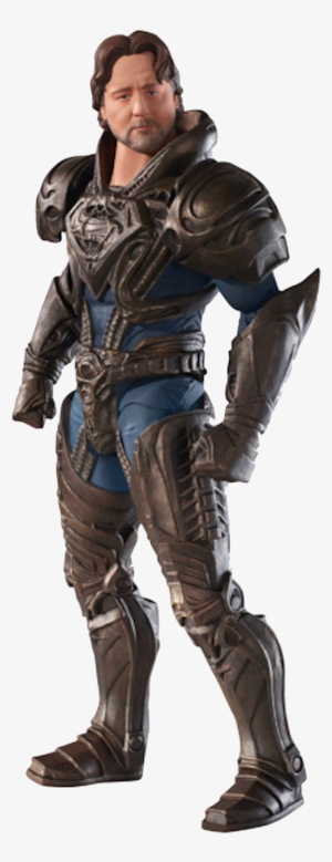 Russell Crowe Will Be Sporting Some Heavy-duty Armor - Mattel Man Of Steel Movie Masters: Jor-el #1573089
