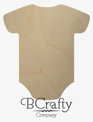 Wooden Baby Onesie Cutout Shape - Construction Paper #1573669