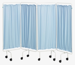 Shown With Polyester Curtains - Hospital Curtain On Wheels #1573848