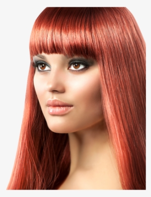 Red China Bangs - Red Wig With Bangs #1574056
