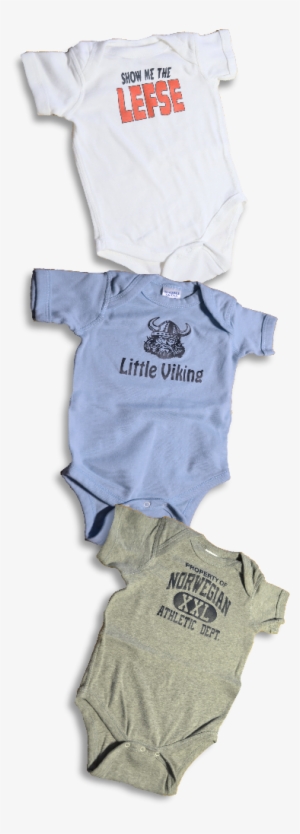 "lil' Norskie" T-shirt Style Baby Onesie, Lt - Infant Bodysuit #1574277
