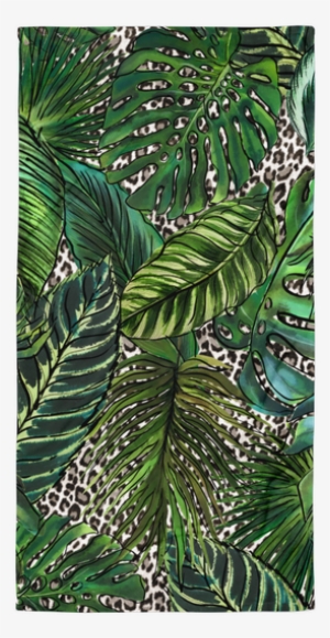 Leopard Palm Towel - Pond Pine #1574655