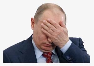 Putin Stickers Messages Sticker-1 - Putin Hand In Face #1574659