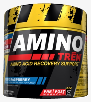 Amino Tren, Blue Raspberry 32 Servings Expired - Con-cret Amino Tren Blue Raspberry 32 Servings #1574723