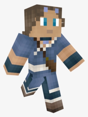 After The Hundred Year War Ended, Katara And Aang Began - Minecraft De Skins Avatar Katata #1575767