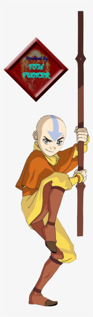 Aang Avatar Render Photo Aang2 - Avatar: Buch 2 Erde Komplett Amaray Dvd #1575789