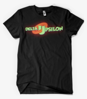 Delta Upsilon Space Jam - Black Is My Happy Color Tee #1576083