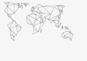 Clipart Stock Map Transparent Tumblr - Mapa Geometrico #1576217