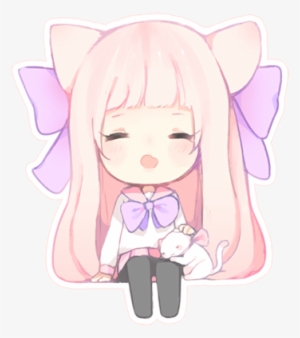 Image About Cute In Anime, Illustrations, Manga, And - Transparent Happy Anime Girl #1576321