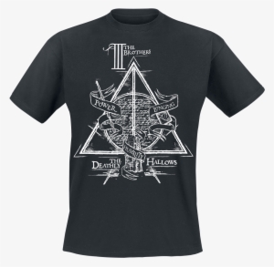 Null Deathly Hallows Black T-shirt 356755 Hmnqrci - Deathly Hallows #1576914