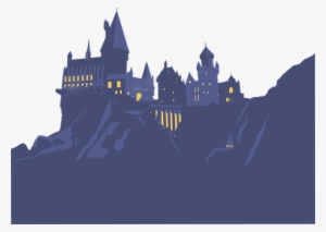 Hogwarts, Harry, Potter, Magic School - Hogwarts Silhouette #1576981