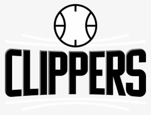 La Clippers Logo Black And White - Los Angeles Clippers Font #1577117