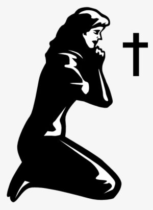 Woman Praying Banner Free Stock Huge - Woman Praying To God #1577421