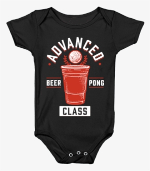 Advanced Beer Pong Class Baby Onesy - Weed Onesie Baby #1577422