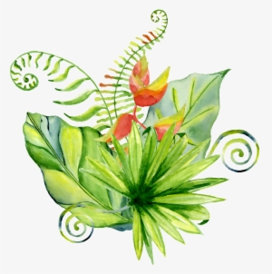 Hand Painted A Variety Of Different Leaves Png Transparent #1577646