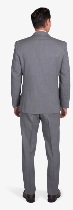 Grey Notch Lapel Suit - Suit #1578802