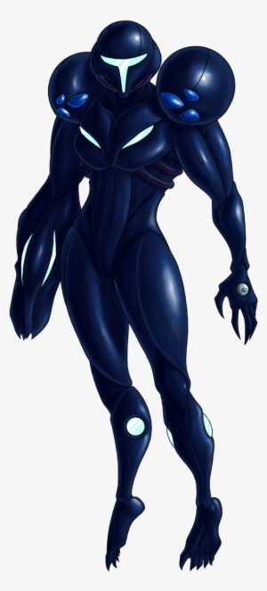 Metroid 25th Dark Samus By Green Mamba On Deviantart - Samus Dark Suit Png #1579311