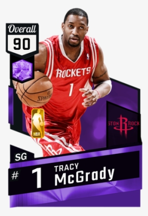 '08 Tracy Mcgrady Amethyst Card - Houston Rockets #1579360