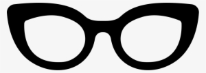 Glasses Of Cat Eyes Shape Comments - Cat Eye Glasses Png #1579573