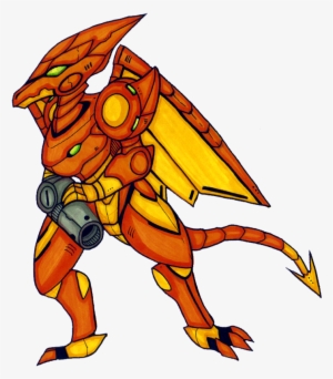 Art Trade Armored Zebecian Dragoness Samus - Ridley Metroid Suit #1579867