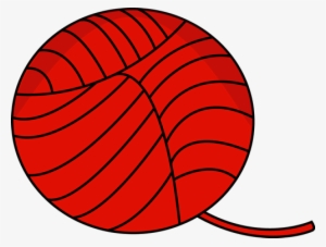 Red Ball Of Yarn Clip Art - Ball Of Yarn Clip Art #1580768