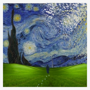 Starry Night Van Gogh Drawing #1580971