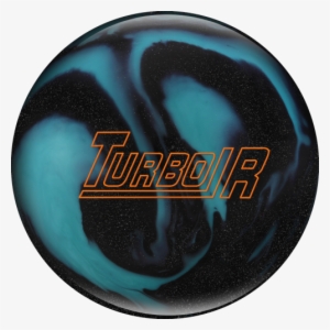 Ebonite Turbo R Black Aqua Sparkle Bowling Ball - Ebonite Turbo R Bowling Ball #1581172