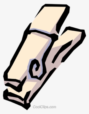 Clothespin Royalty Free Vector Clip Art Illustration #1581543