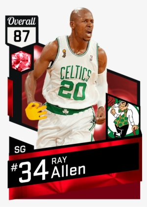 Ray Allen - Fathead Nba Logo Wall Decal Nba Team: Boston Celtics #1581784