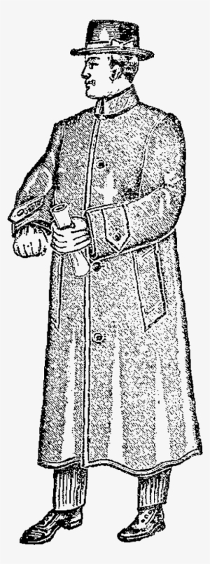 Digital Stamp Design Vintage Raincoat Fashion Digital - Digital Stamp #1581810