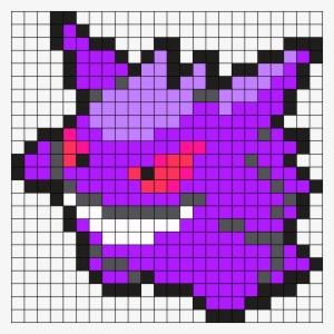 Gengar Pokemon Bead Pattern Perler Bead Pattern / Bead - Gengar En Hama ...